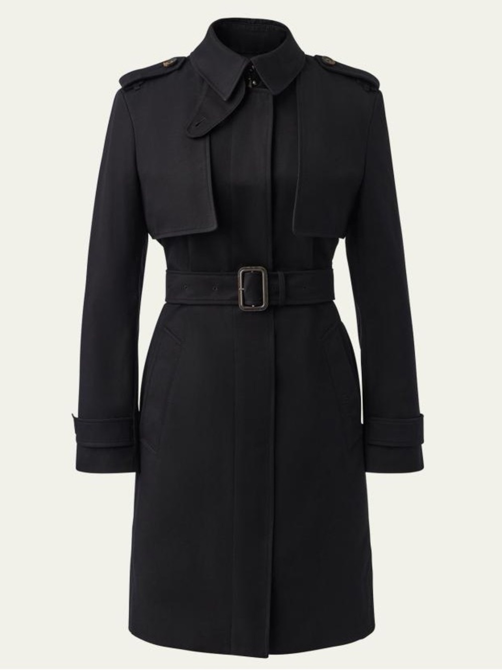 MACKAGE WINN BLACK M - BRAND NEW LADIES TRENCH COAT